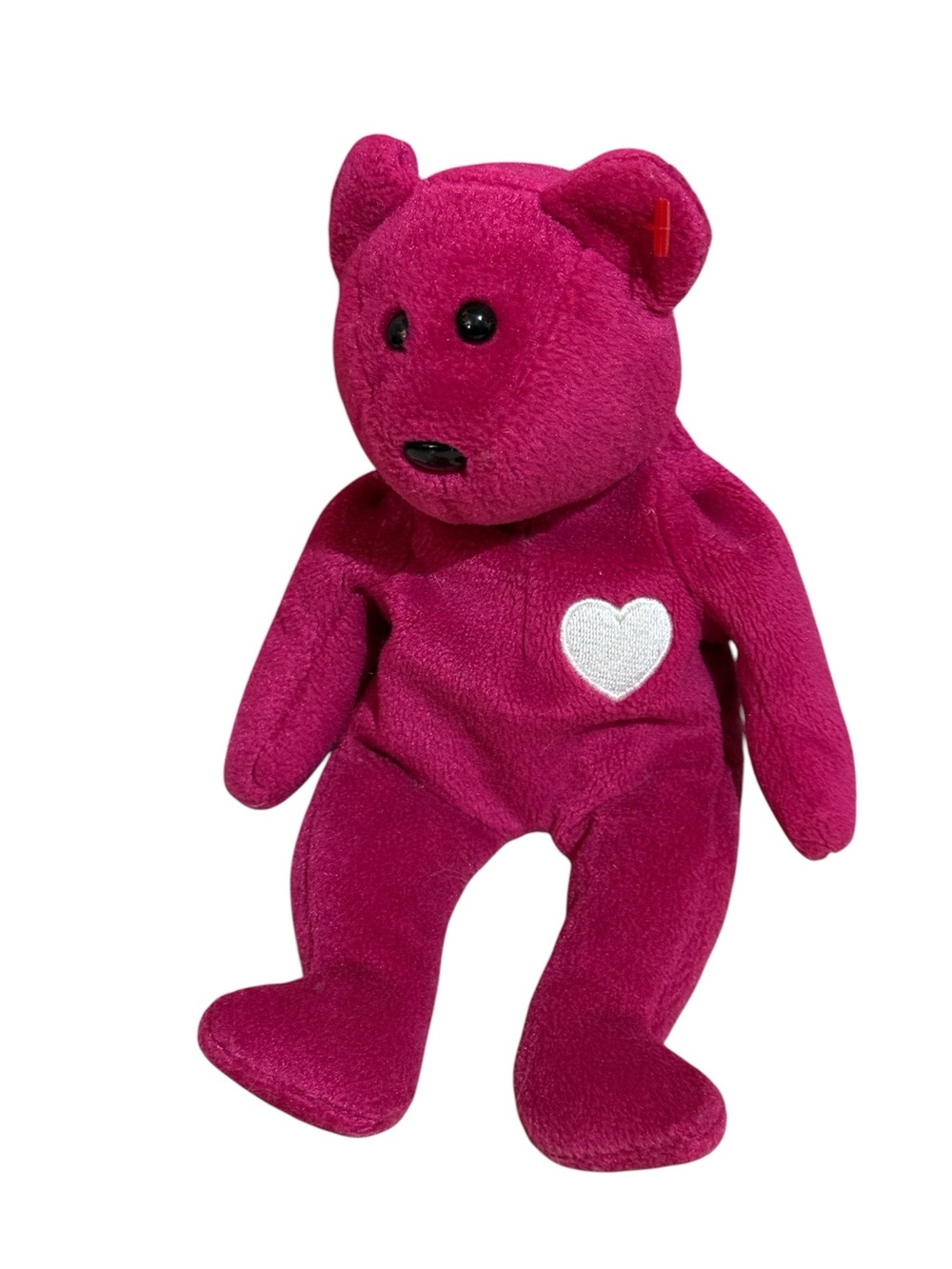 TY Beanie Baby - VALENTINA Red Bear Valentine Valentine's Day Heart Love 1999